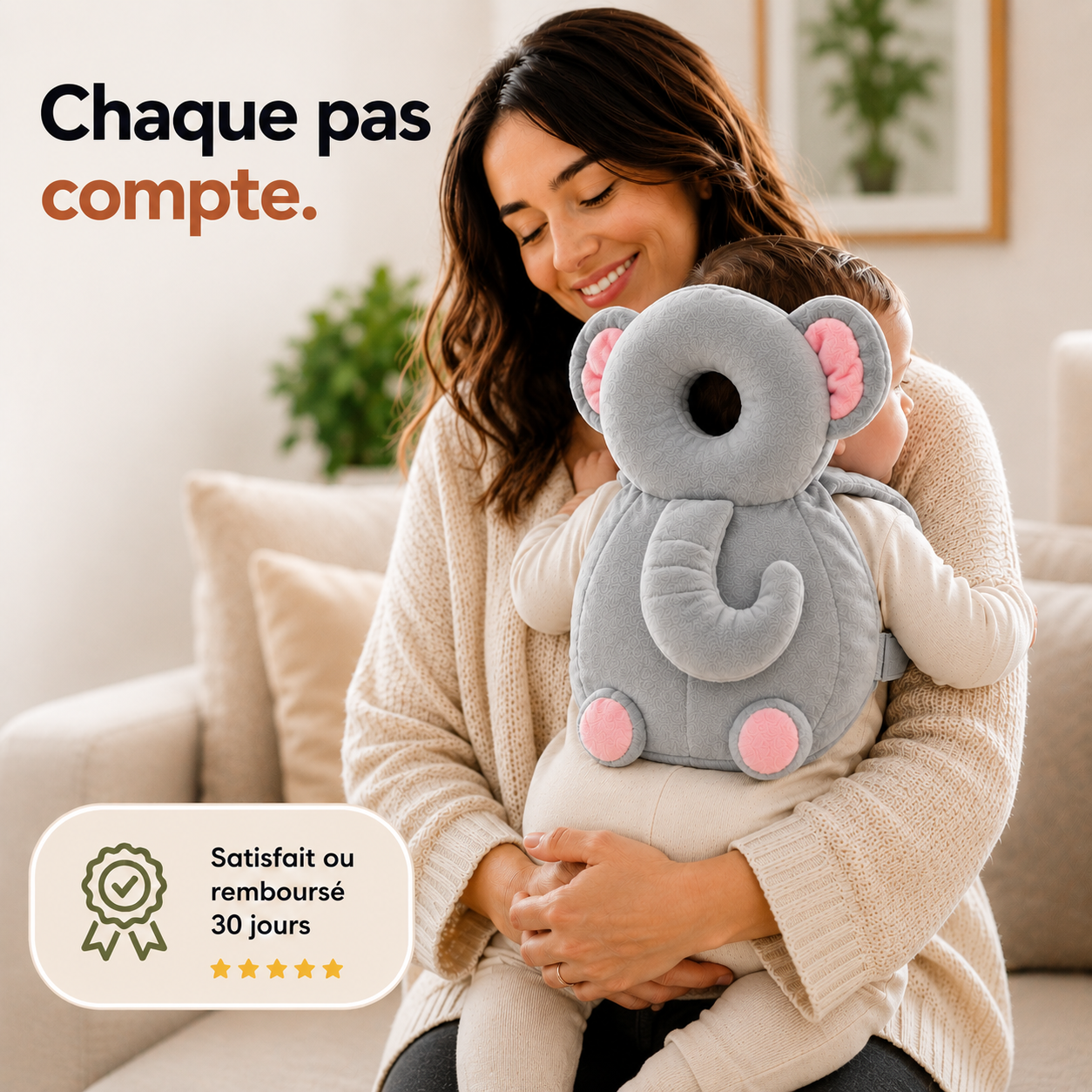 Coussin Anti-Chute Bébé Ozebia™