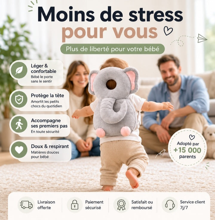 Coussin Anti-Chute Bébé Ozebia™